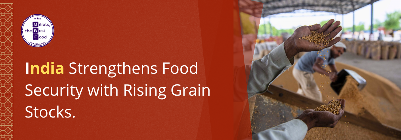 India Strengthens Food Security with Rising Grain Stocks