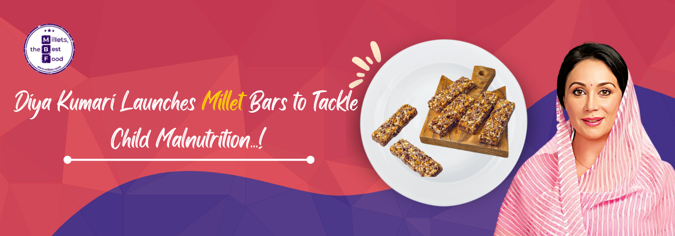 Diya Kumari Launches Millet Bars to Tackle Child Malnutrition