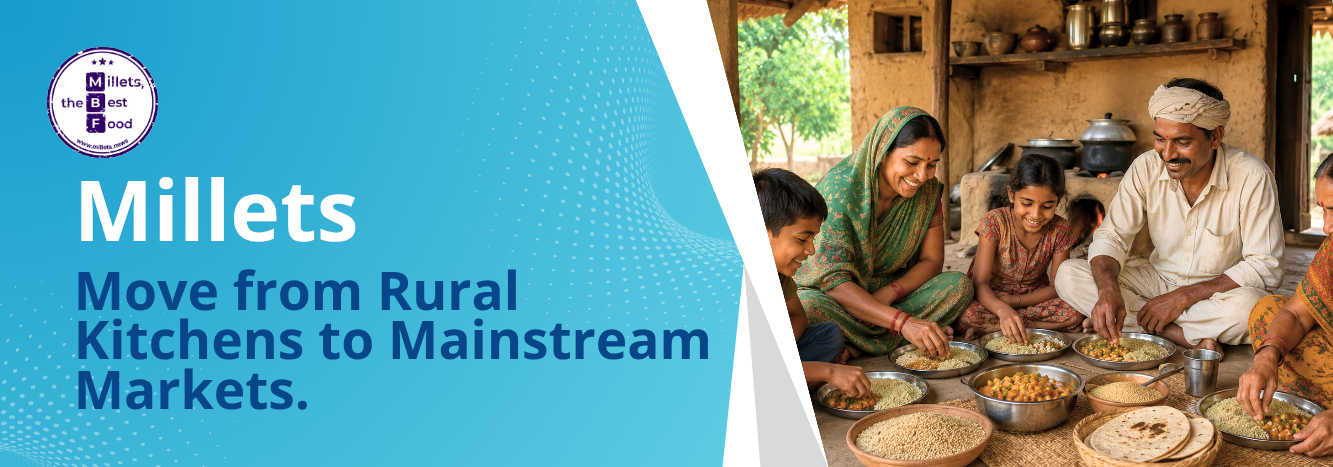 Millets Move from Rural Kitchens to Mainstream Markets