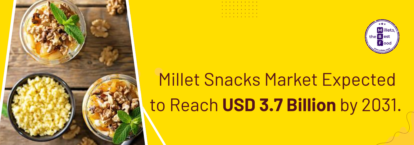 Millet Snacks Market Expected to Reach USD 3.7 Billion by 2031 