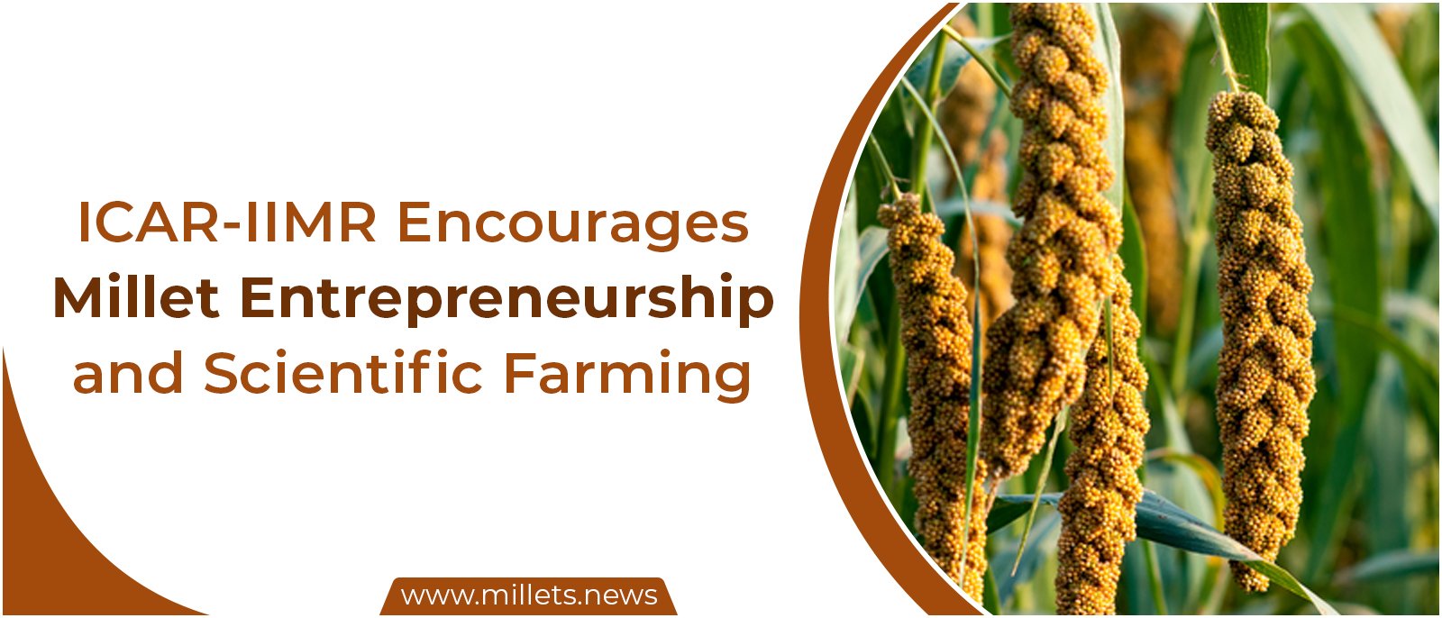ICAR-IIMR Encourages Millet Entrepreneurship and Scientific Farming