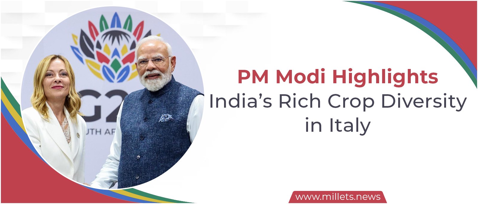 PM Modi Highlights India’s Rich Crop Diversity in Italy