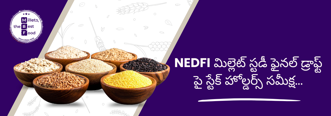 NEDFI మిల్లెట్ స్టడీ ఫైనల్ డ్రాఫ్ట్‌ పై స్టేక్‌ హోల్డర్స్ సమీక్ష...
