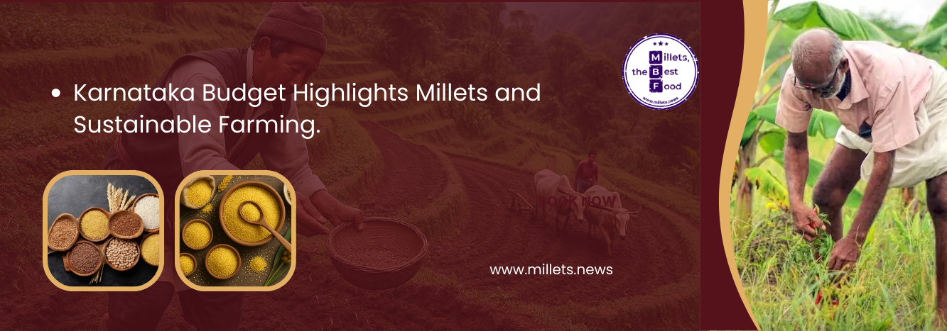Karnataka Budget Highlights Millets and Sustainable Farming