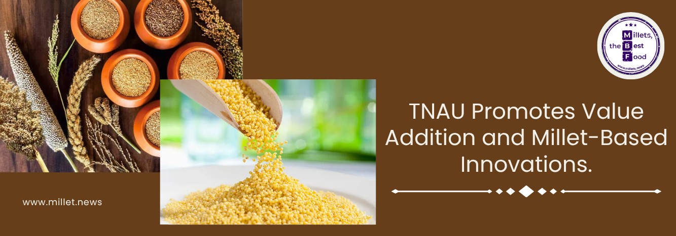 TNAU Promotes Value Addition and Millet-Based Innovations