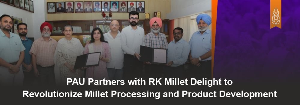 PAU Partners with RK Millet Delight to Revolutionize Millet Processing and Product Development